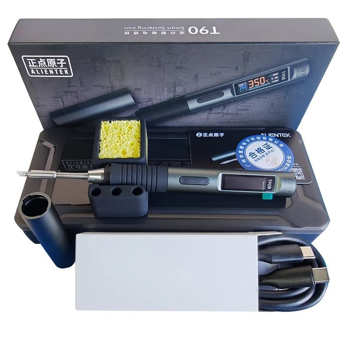 Умный паяльник 140W, Alientek T90 B