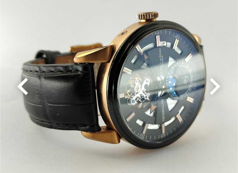 Холандски часовник със система Tourbillon. David Van Heim.