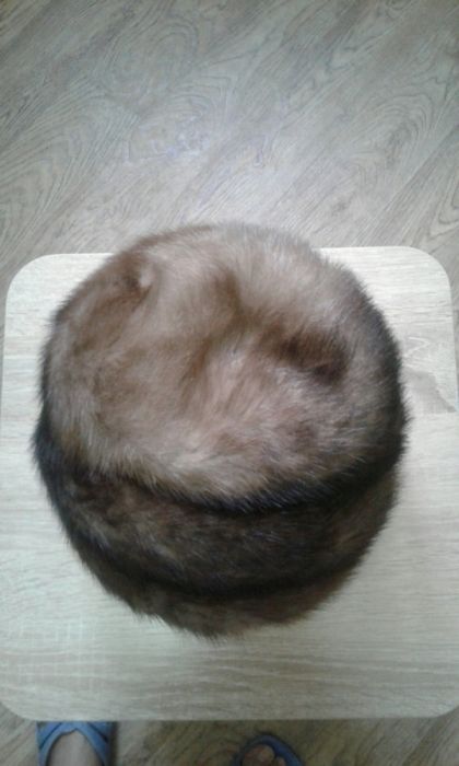 Шапка норковая новая