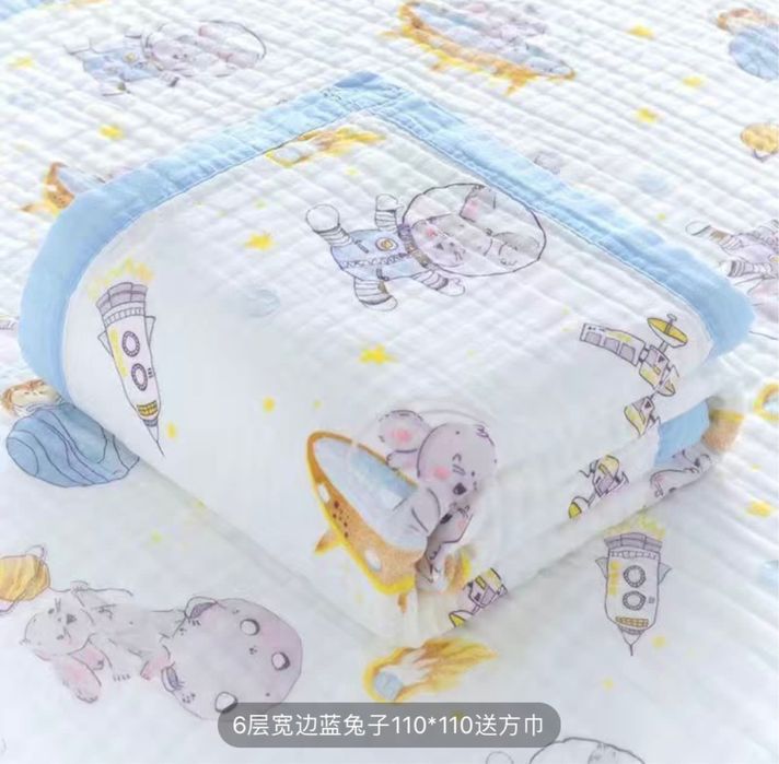 Детский муслиновый плед