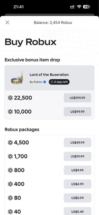 Продам честно робуксы