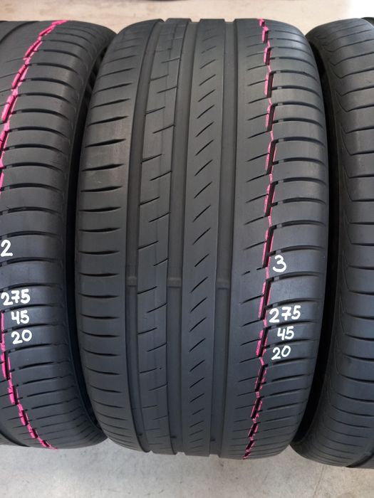 275/45/20- XL-4бр.Continental PremiumContact-Неразличими от НОВИ-DEMO