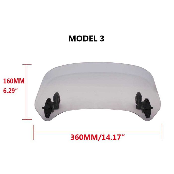 Deflectoare parbrize moto universale chopper/cruiser/touring/bobber