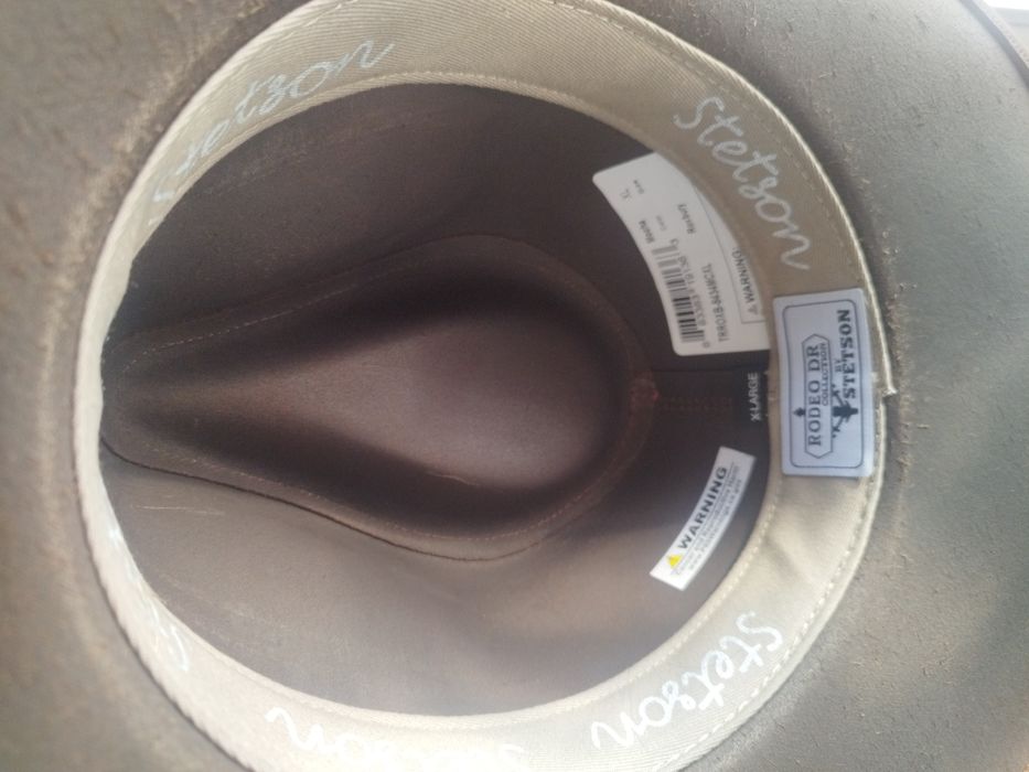 шляпа stetson кожа