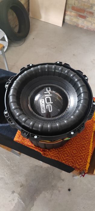 Subwoofer Pride m35, Pride apollo 5000w,2 секция титонат и фальш пол.
