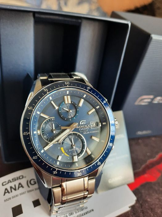 Casio Edifice EFS 570D  Solar Safir