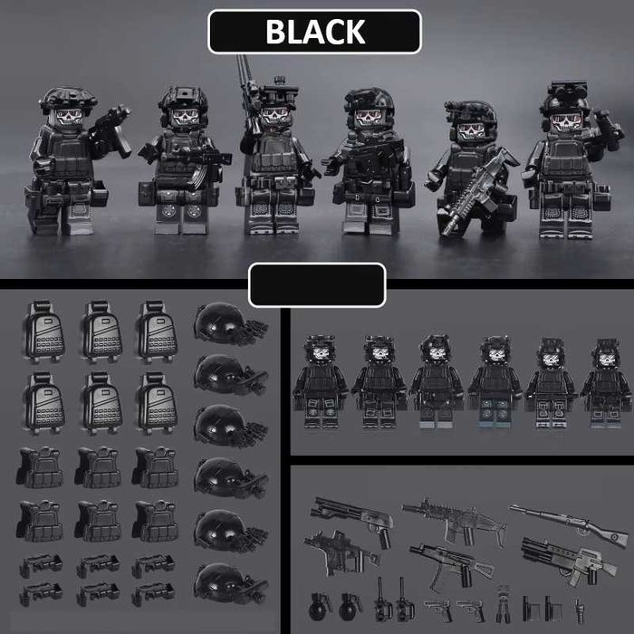 Set 6 figurine tip Lego