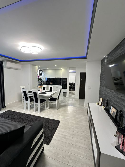 Apartament modern 46 mp, balcon mobilat și utilat complet renovat premium Ilba, zonă liniștită 53.000 € negociabil