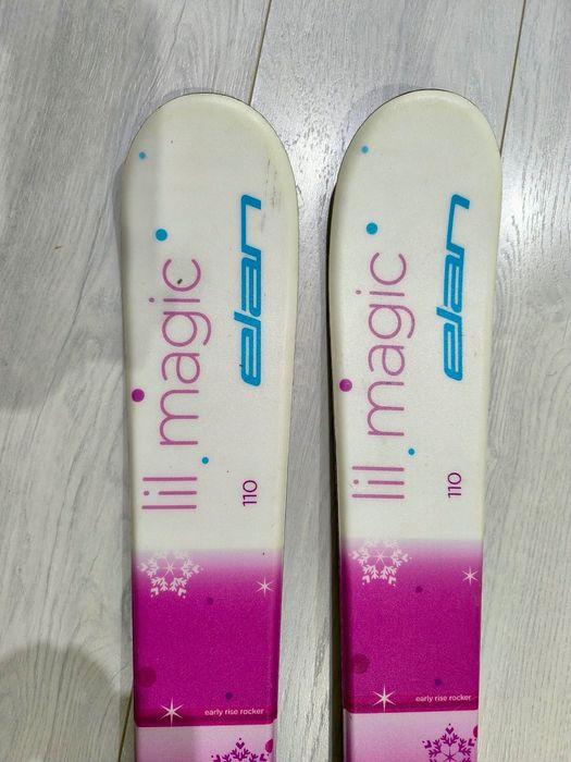 Детски ски ELAN- 110 см и ски обувки Head 21/21,5