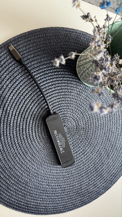 Hub Usb-C HOCO HB24 Usb-A 3.0 Usb-A Usb-C HDMI Card