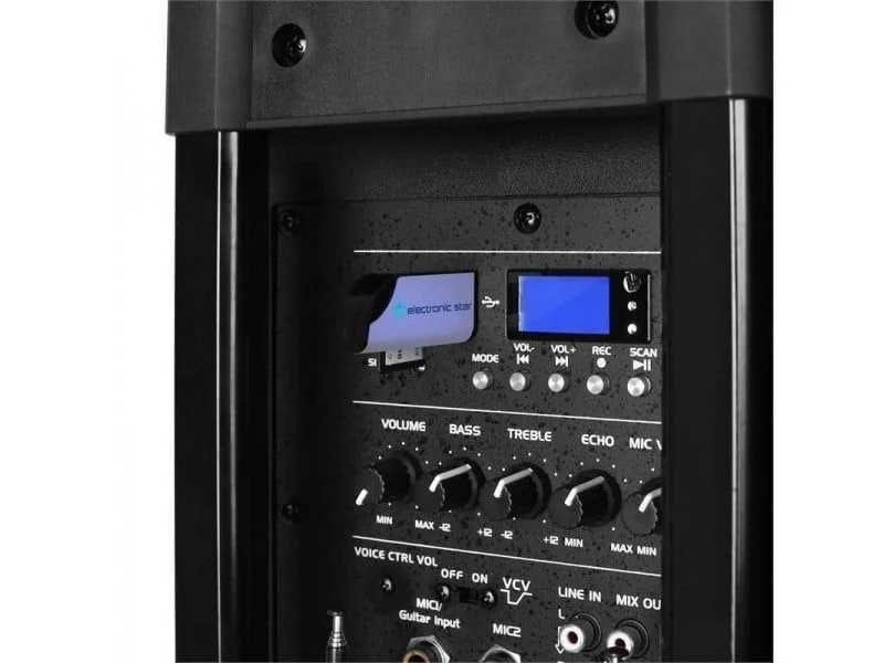 Boxă activă portabilă 15" - 800W Bluetooth | Baterie