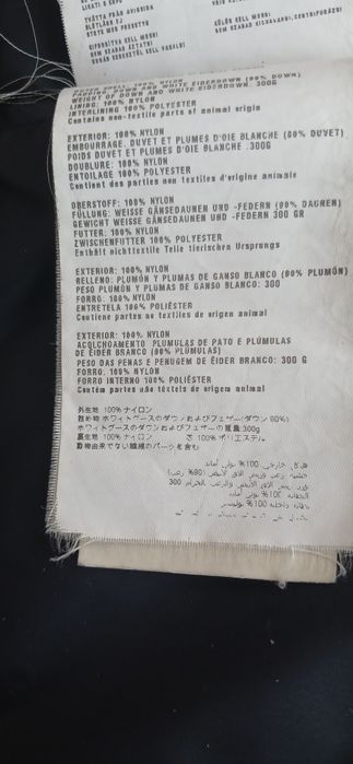 зимнее пальто на гагачьем пухе