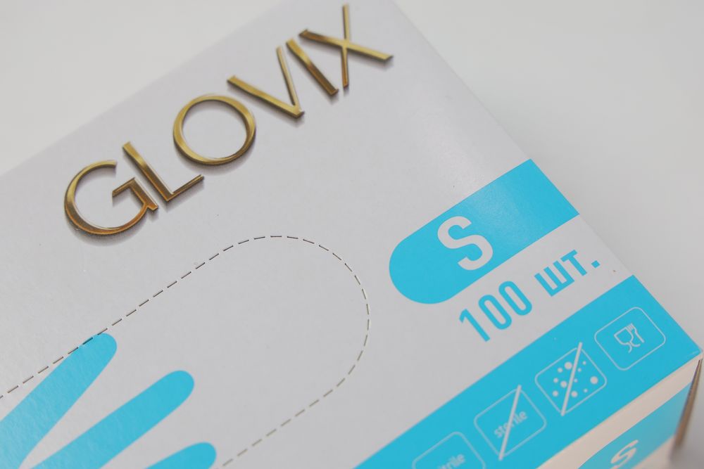 Glovix Нитриловые Перчатки ( синий )