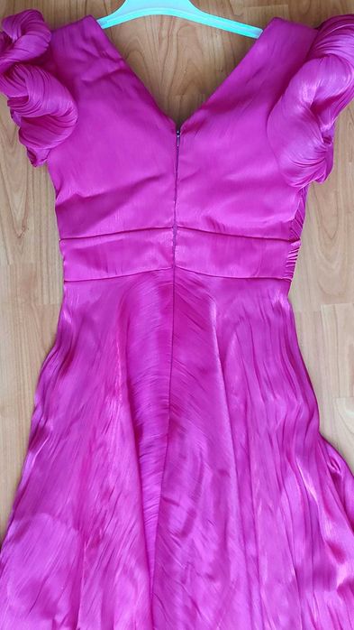 Rochie de ocazie din voal matasos