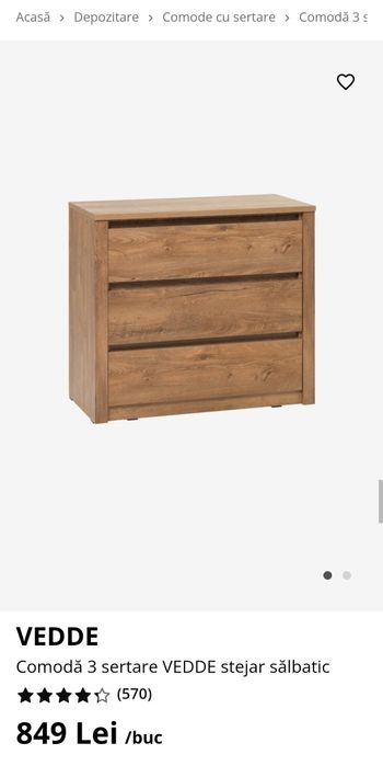 Comoda cu sertare Jysk Vedde