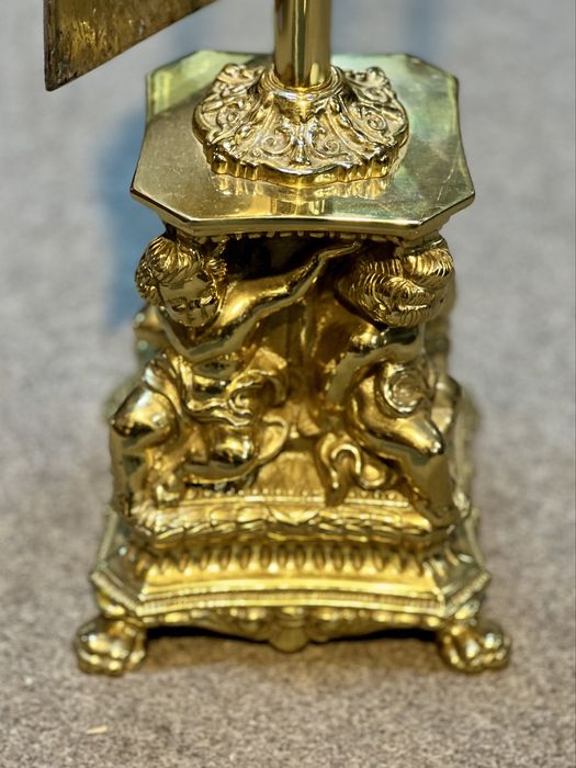 Set ustensile pentru șemineu din Bronz in stil Baroc