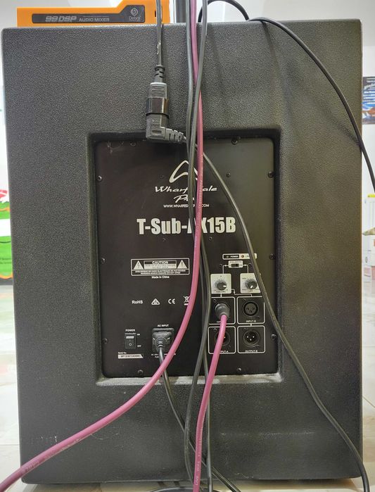 Boxa activa 12'cu bass activ 15'