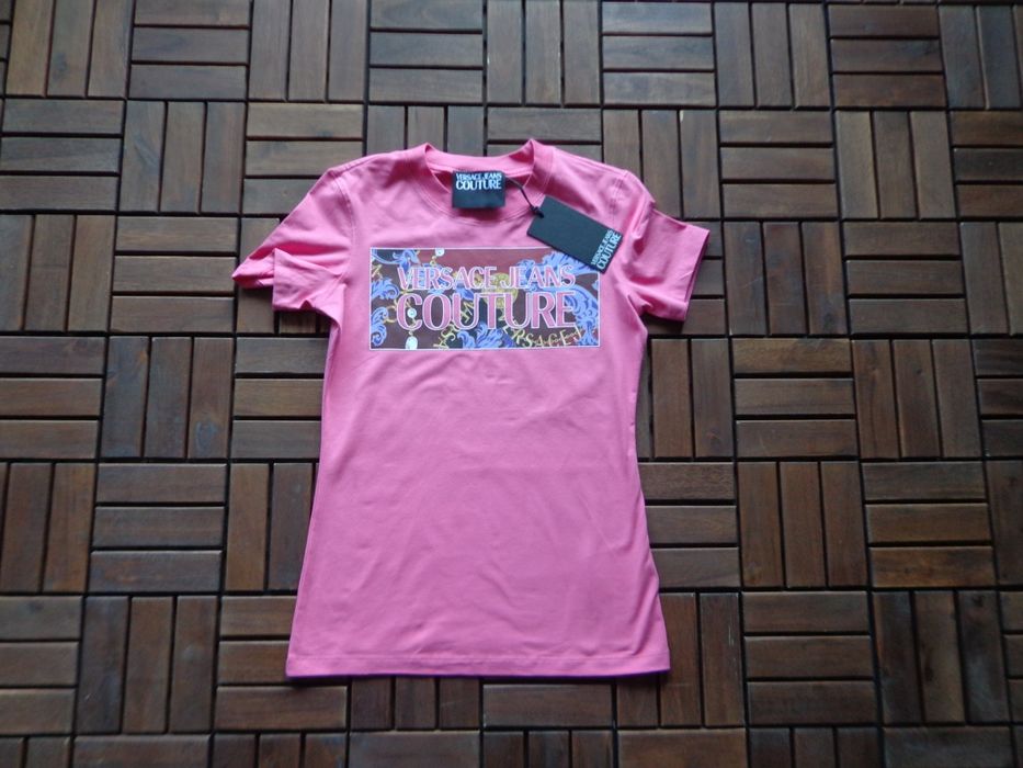 Дамска тениска Versace Jeans Couture Chain Couture print T-shirt