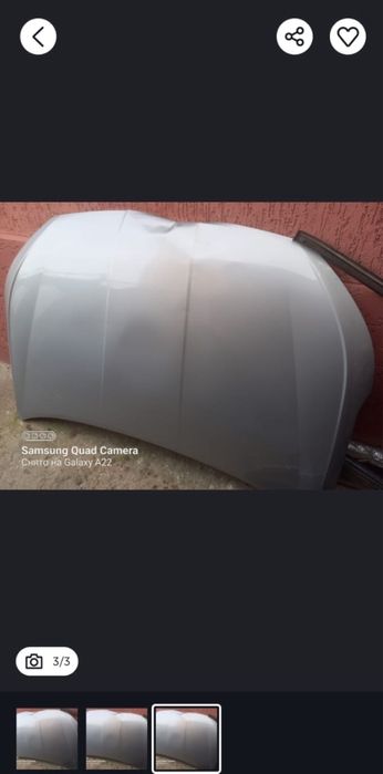 Капот от хундай в хорошем состоянии