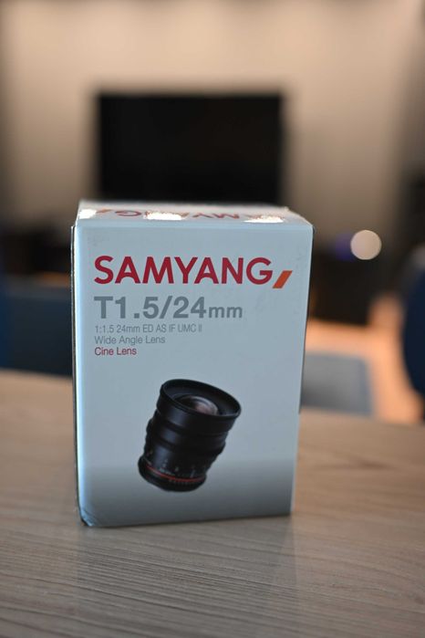 Obiectiv foto montura Nikon Samyang  T1.5/24mm VDSLR ED AS IF UMCII nefolosit