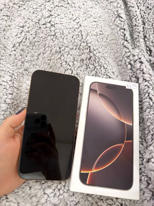 I phone 16 pro max 512 gb sotiladi batareya 89%