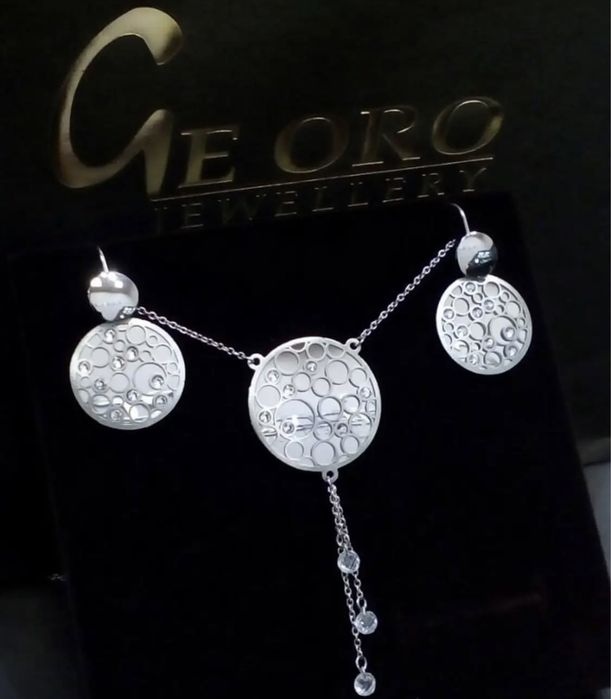 Комплект колие с обеци