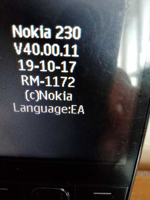 Nokia 230 rm 1172 Bg menu, dual sim (без батерия)