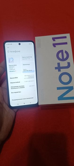Xiaomi Redmi Note 11 4G 8/128GB Black Gray Igravoy Karobka Ideal Holat
