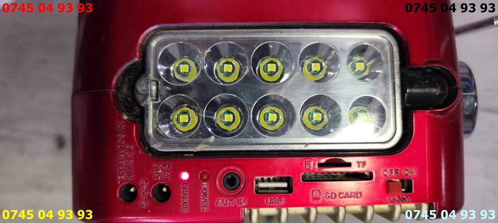 radio DEFECT nu se aude se aprinde lanterna ledurile USB CARD READER