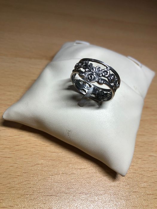 Сребърен Пръстен с Цветя-Уникат