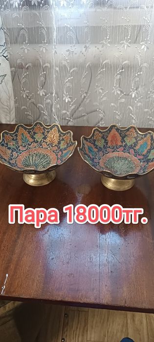 3 декор тарелки, 2 конфетницы