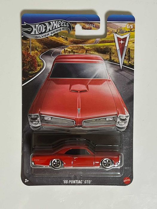 Hotwheels '66 pontiac gto' silver series CHASE car