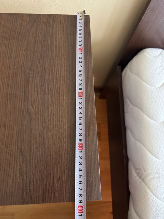 Спалня с матрак, подматрачна рамка, 2 нощни шкафчета и скрин