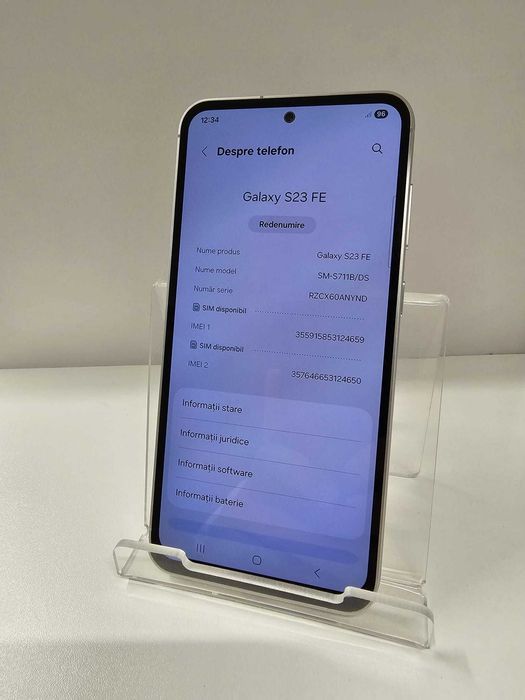 Samsung Galaxy S23 FE (ag49 Esplanada b.47) Garantie 2 ani