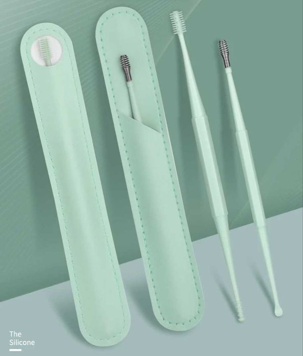 Комплект инструменти за почистване на уши меки силиконови