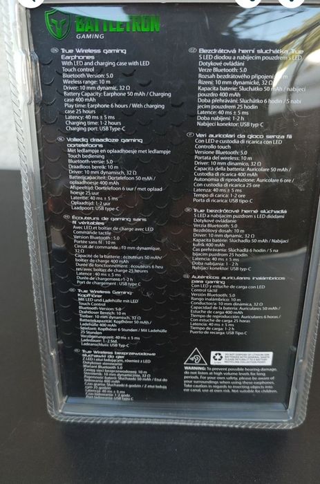 copii casti smart telefon gaming wireless battletron wifi