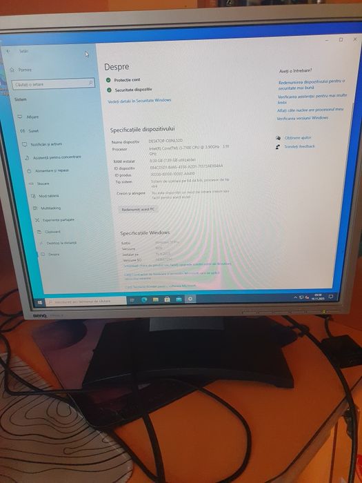 Calculator PC Desktop complet+monitor Benq