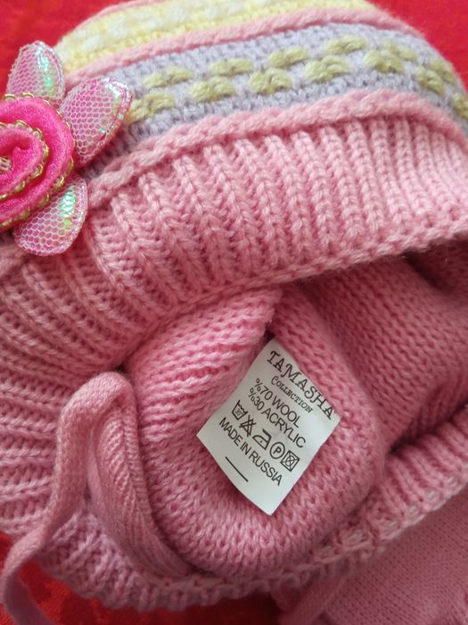 Продам новые детские шапочки для девочек