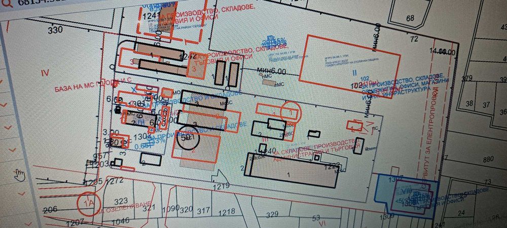 Продава се Парцел в София, Център - 4926 кв.м за 95 €/кв.м - Снимка #1