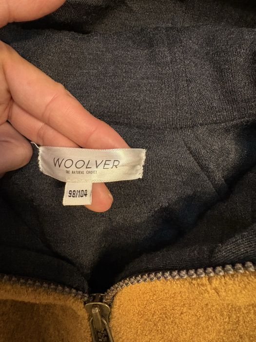 Geacă Woolver 100% lână merinos, măr. 98/104, ca nouă