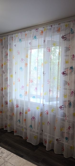 Тюль детская "Ладошки"