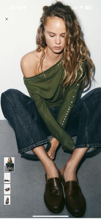 Лоферы женские Zara