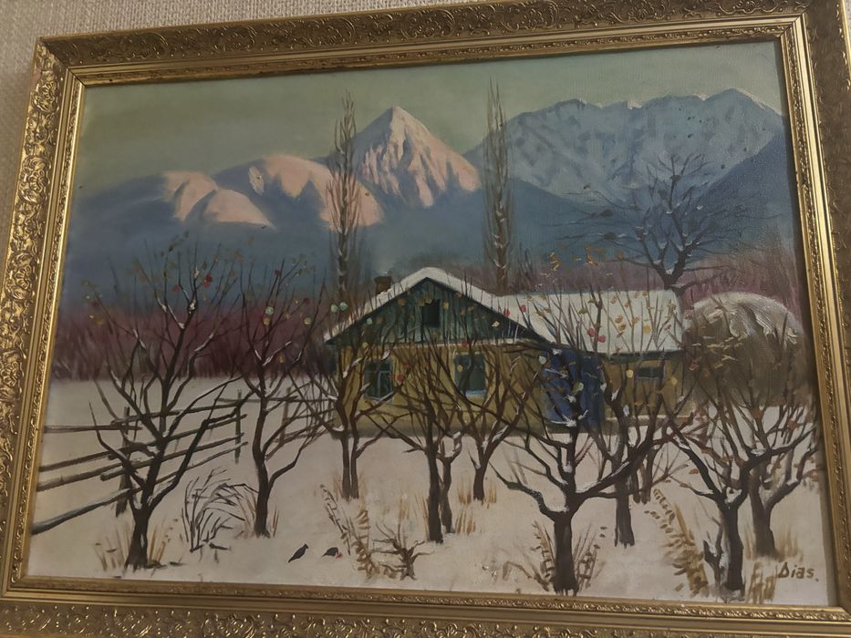 Картина маслом размер 120 х80 см