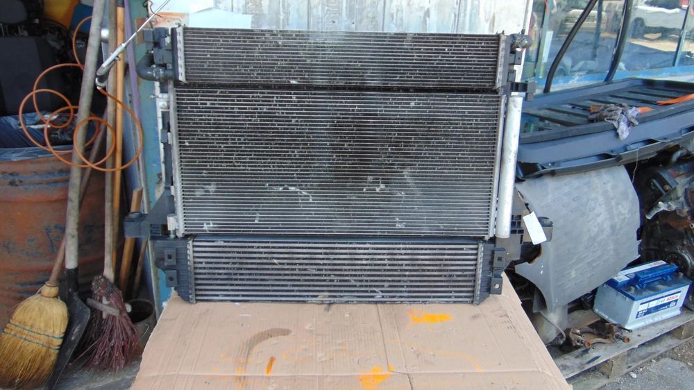 Set radiatoare renault master 2018-prezent radiator apa clima intercooler ventilatoare 2.3 euro 6 opel movano