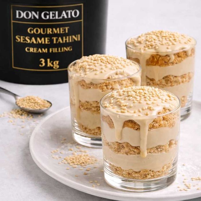 Гурме крем пълнеж със сусамов тахан Don Gelato | 1 кг / 3 кг / 10 кг