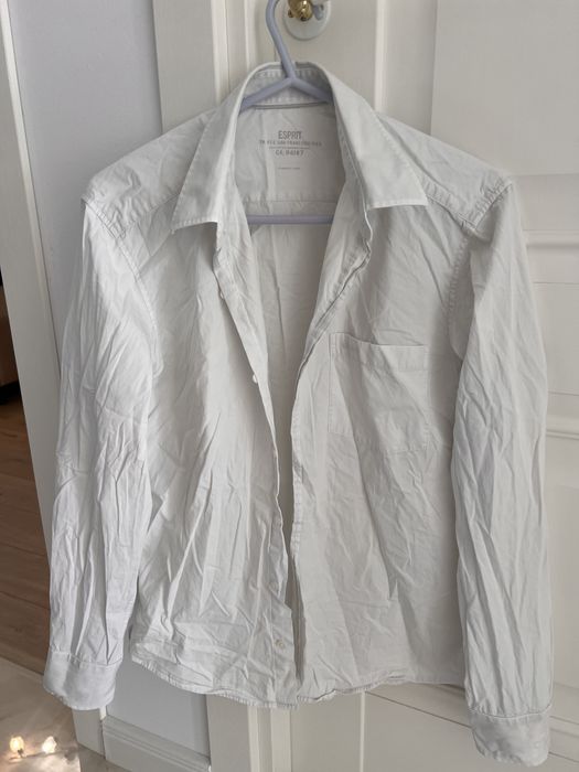 Camasa Esprit autentica, bumbac 100%,alba, size M