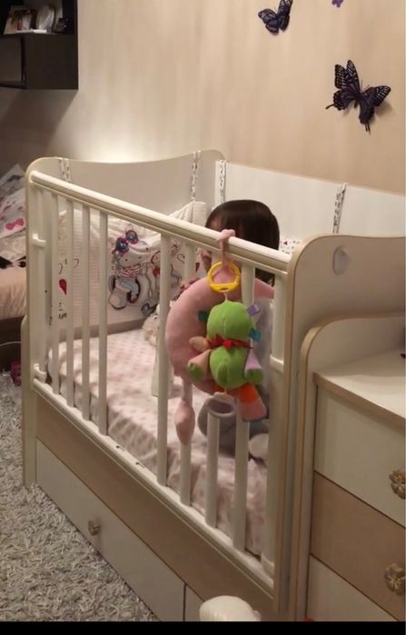 Бебешка кошара с матрак