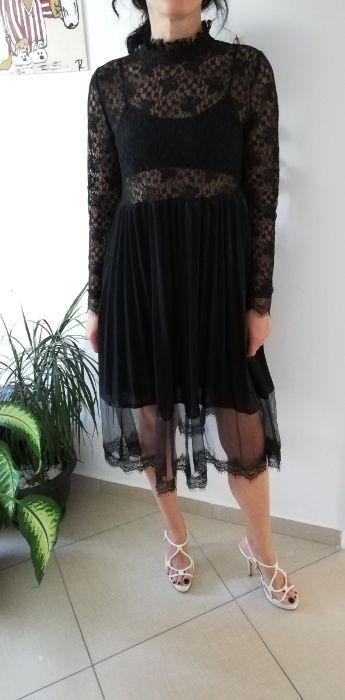 Rochie ocazie dantela+tul