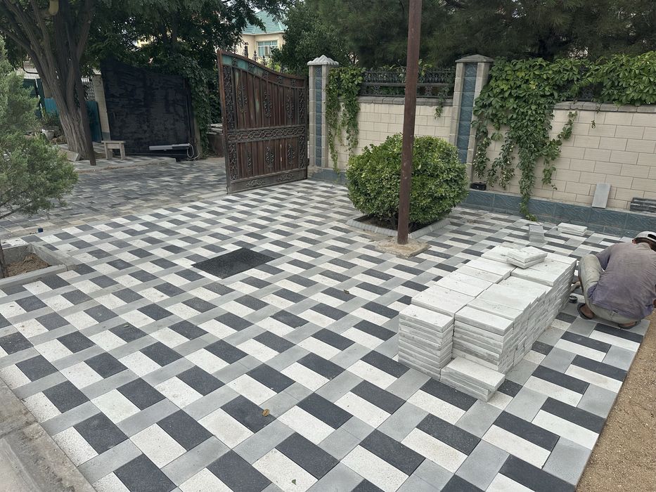 Брусчатка,Поребрик,Дорожный бордюр