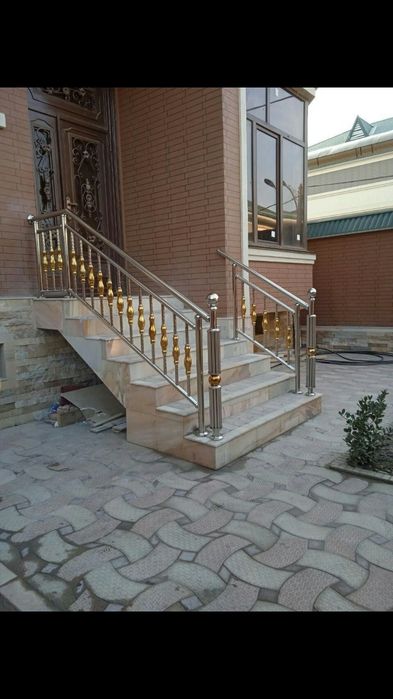 Нержавейка решотка перила панжара аргон сварка...